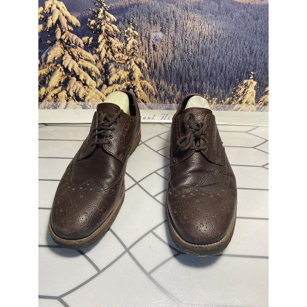 Vgt Paul Smith Mens Brown Lace Up Oxford Dress Shoes Sz 11 M